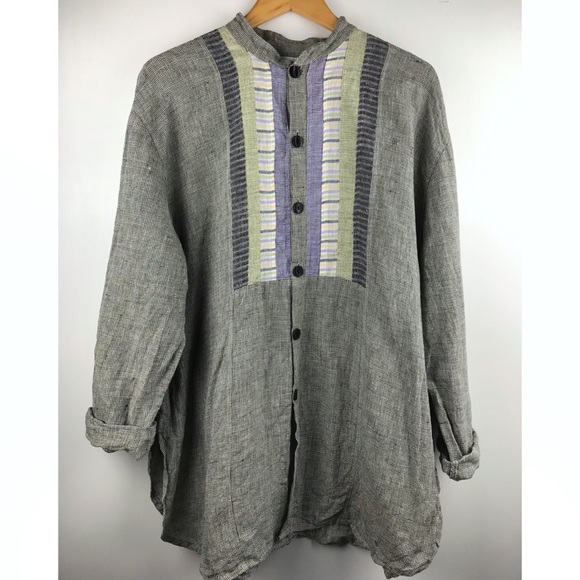 Flax Tops - Flax Linen Tunic Top